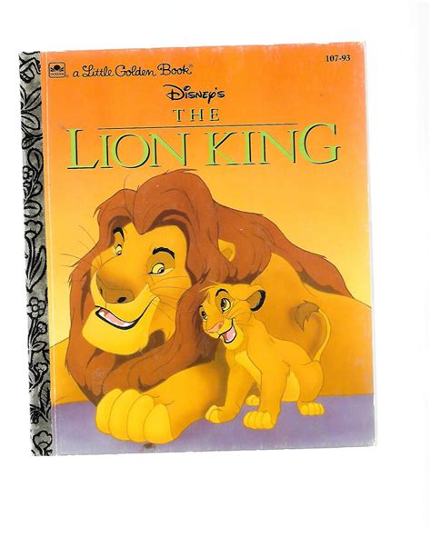 Disneys The Lion King Little Golden Book Par Justine Korman Good