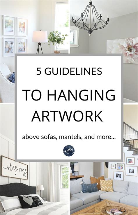 The Right Height To Hang Artwork And Mirrors Tips And Ideas Hanging
