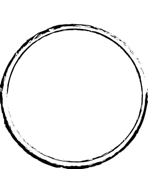 Black Circle Outline Design
