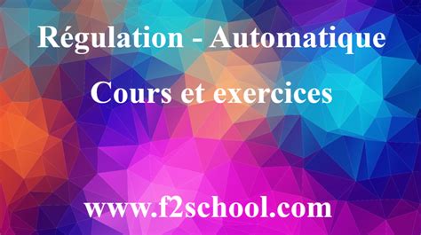 Automatique Cours Et Exercices Corrigés Pdf