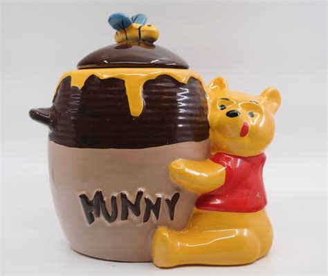 Winnie The Pooh And Hunny Pot Cookie Jar Id Octwinnie18845 Van Eaton Galleries