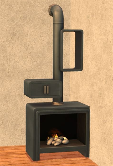Theninthwavesims The Sims 2 Ts4 Eco Lifestyle Fireplace For The Sims 2