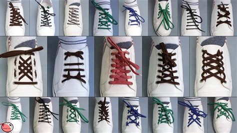 21 Different Shoes Lace Styles Youtube