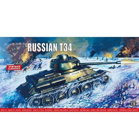Airfix Russian T34 Tank 1 76 Scale A01316V Canada S Largest Selection