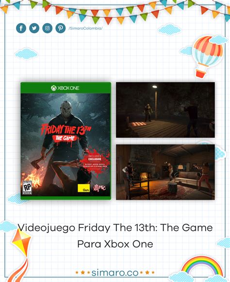 Up your game with xbox in the official microsoft store. Videojuego Friday The 13th: The Game Para Xbox One 👉🏻https://goo.gl/kanqzp 🎮@SimaroColombia # ...