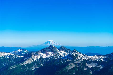 5100352 5k Hd Blue Sky Mountains Peak