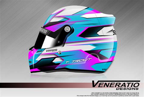 Custom Painted Racing Helmets Veneratio Designs