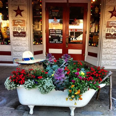 A clawfoot bathtub has always added charm to an antique themed bathroom. Claw Foot Tubs - planters - Google Search | Garden bathtub ...