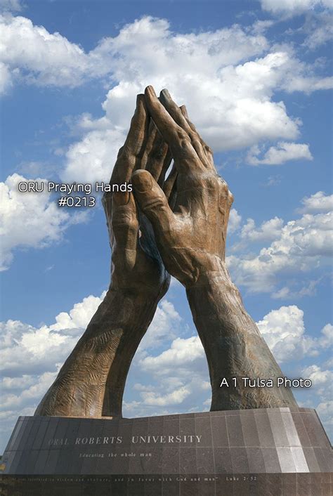 Tulsa Fine Art Picture Of The Iconic Statue Of The Praying Hands John
