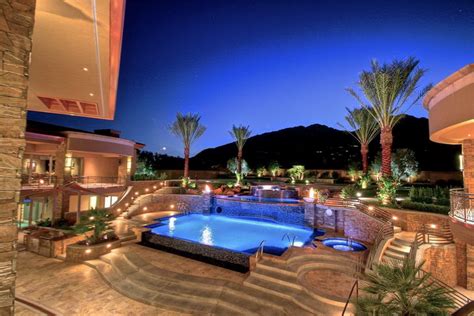 Contemporary Modern Mega Mansion In Paradise Valley Arizona Designed