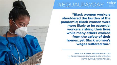 This Equal Pay Day The Wage Gap Widens For Black Women In Our Own Voice