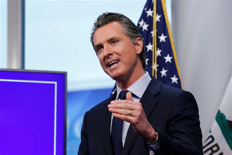 California Governor Gavin Newsom Outlines Reopening Plan With Games At
