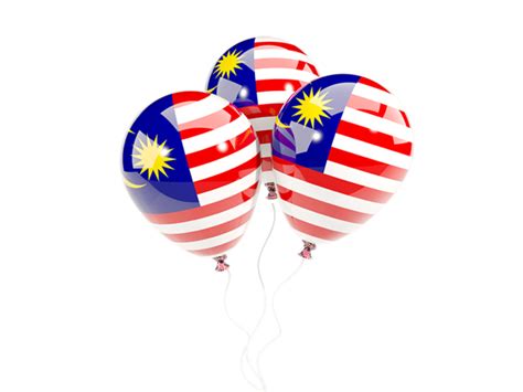 Flag of malaysia, flag of malaysia flags of the world hari merdeka. Three balloons. Illustration of flag of Malaysia