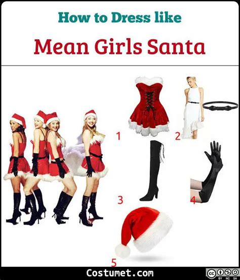 santa mean girls costume for cosplay and halloween 2023