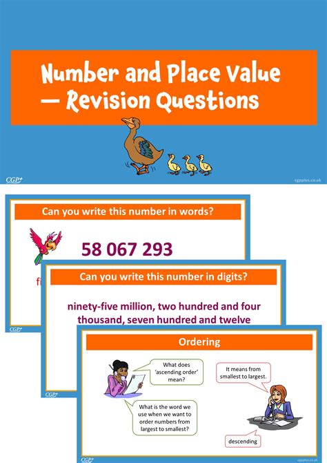 Number And Place Value — Revision Questions Year 6 Cgp Plus