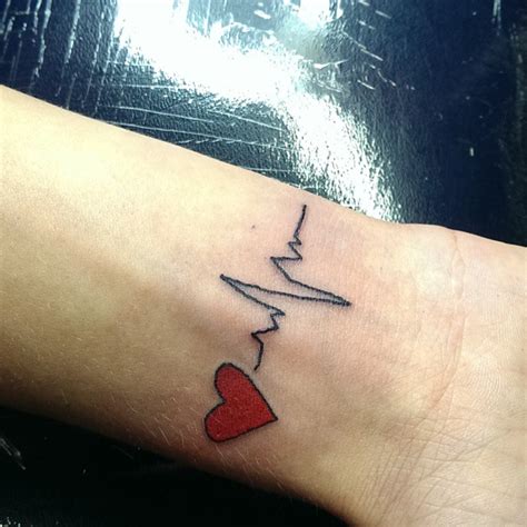 30 heartbeat tattoo designs and meanings feel your own rhythm