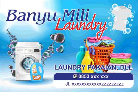 47 Desain Banner Laundry Cdr Images