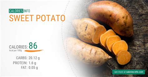 Sweet Potato Calories And Nutrition 100g