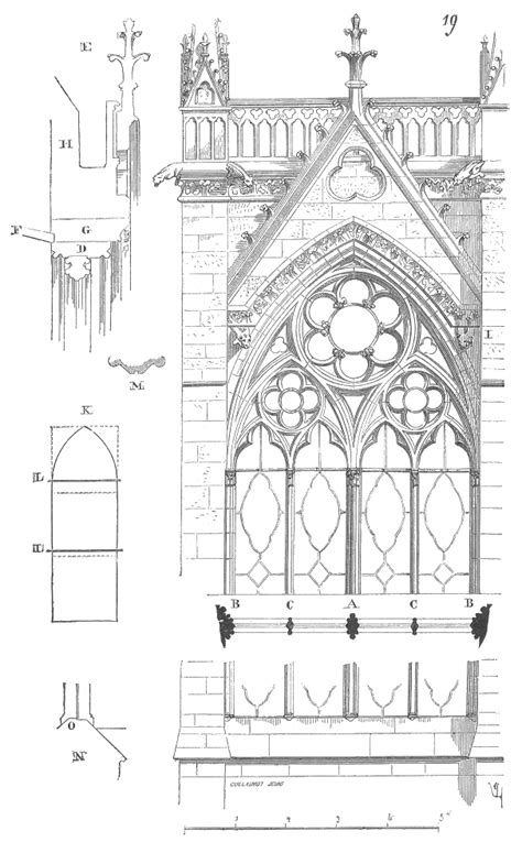 Gothic Architecture Drawing Cathedral Architecture Layout