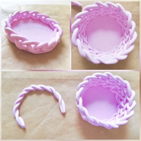 Weitere ideen zu osternest basteln, basteln, osterideen. Geschenke zu Ostern - Osterkörbchen basteln aus Fimo