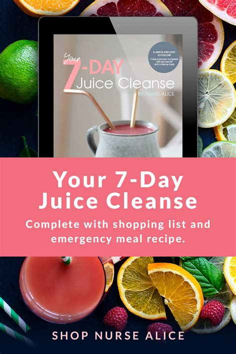 Your 7 Day Juice Cleanse Juicing Recipes 7 Day Juice Cleanse Juice