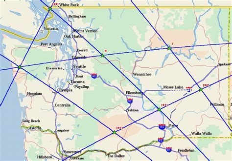 Washington State Ley Lines Ley Lines Historical Maps