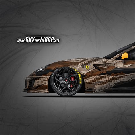 This is a list of military clothing camouflage patterns used for battledress. Camo v2 - Ferrari GTO | BuyTheWrap.com