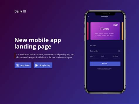 Landing Page For Mobile App · Snip Ui