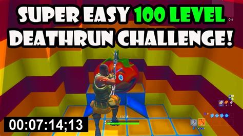 The Super Easy Default Deathrun With 100 Levels Fortnite Creative
