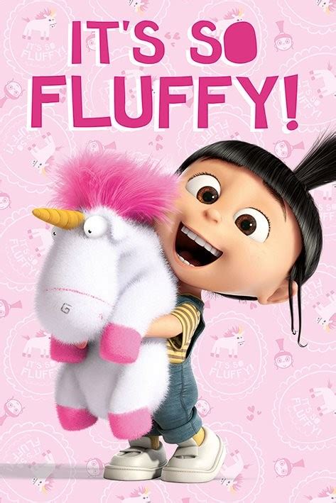 Poster Despicable Me Its So Fluffy Wall Art Ts And Merchandise