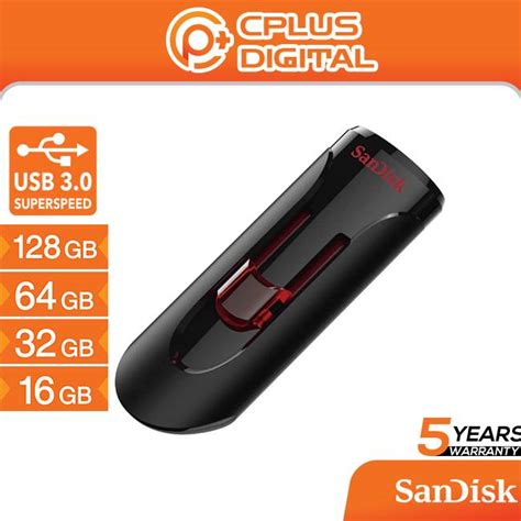 Sandisk Cruzer Glide Retractable Usb Pendrive Flash Drive Cz600 Usb30