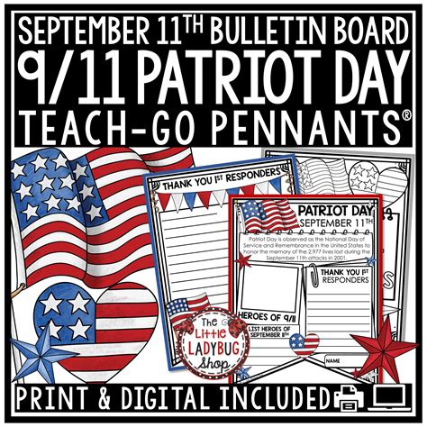 September 11th Activities Patriot Day The Little Ladybug Shop