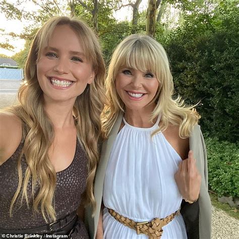 Christie Brinkley 67 Appears Youthful Next To Her Mini Me Model