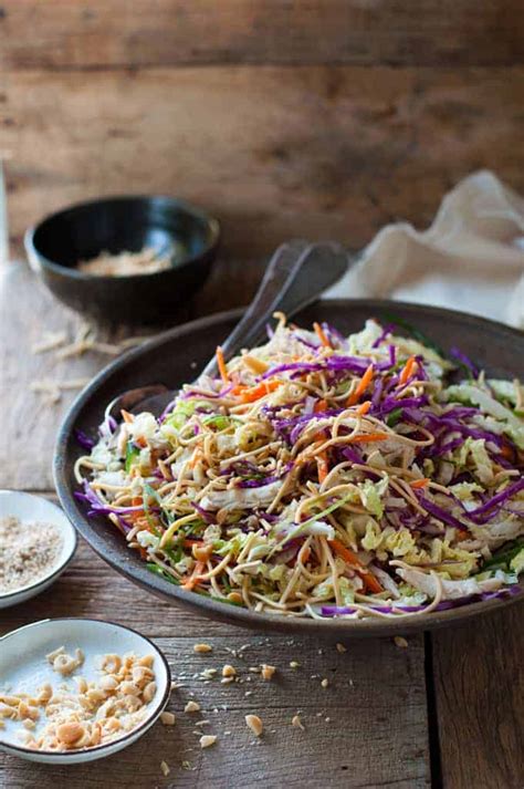 Chinese chicken salad is a crunchy and delicious dish that makes great use of grilled or leftover chicken. Chinese Chicken Salad | RecipeTin Eats