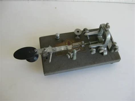 Antique Vibroplex Standard Original Morse Code Telegraph Key Bug Sn 243561 Vtg £2686 Picclick Uk