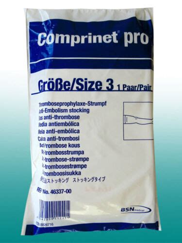 Comprinet Pro Anti Thrombose Strümpfe Größe 3 Oberschenkellang 1