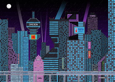 Oc Newbie Cc Cyberpunk City First Pixel Art Piece