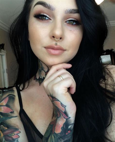 Girls W Tattoos Face Piercings Piercings Girl Tattoos
