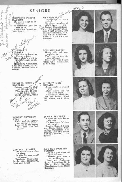 1947 Madison Central High School Yearbook Graduating