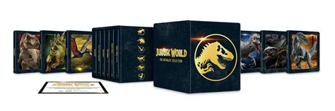 Jurassic World The Ultimate Collection Un Coffret Métal Steelbook 4k Us Steelbookpro L