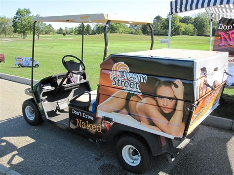 Beer Cart for Golf Outings / recreational wraps / cart graphics / golf