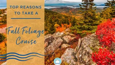 Top 10 Reasons To Take A Fall Foliage Cruise In 2019