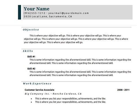 This creative cover letter template for google docs includes delicate graphical ornaments that make it unmissable. Resume Templates Google Chrome | Sample Resume