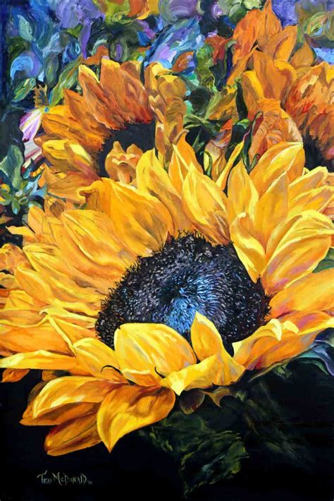 Sunflower Tess Radiant Fine Art