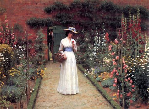 Lady In A Garden Frederic Leighton Encyclopedia Of