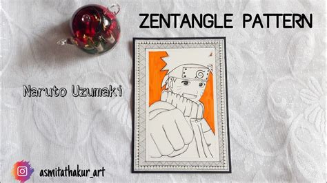 Easy Zentangle Pattern Basic Zentangle Pattern Naruto Uzumaki