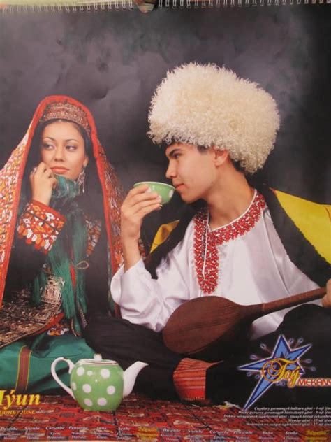 Traditional Clothing Of Turkmenistan Turkmenistan Folk Costume