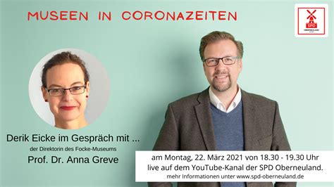 Live Derik Eicke Im Gespräch Mit Prof Dr Anna Greve Direktorin Des