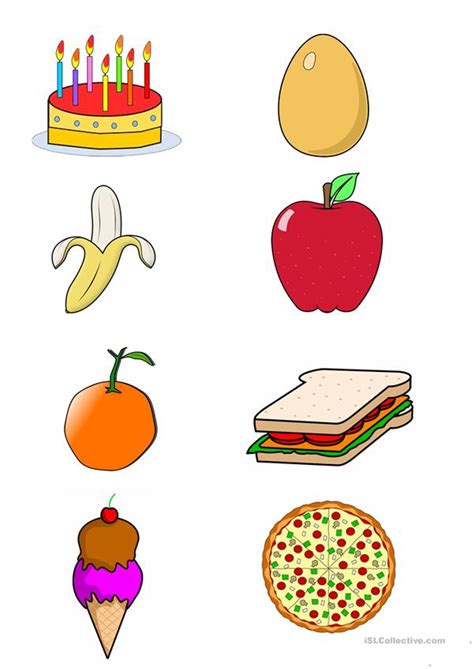 Collection by maggie pozzi • last updated 5 weeks ago. Food Flashcards worksheet - Free ESL printable worksheets made by teachers