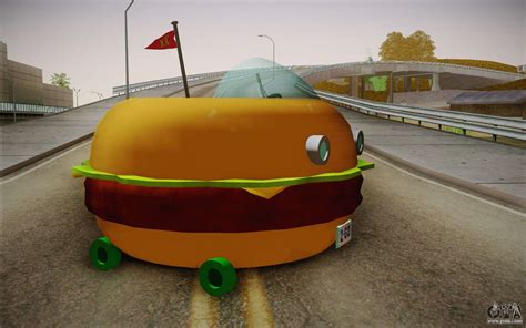 Spongebobs Burger Mobile For Gta San Andreas